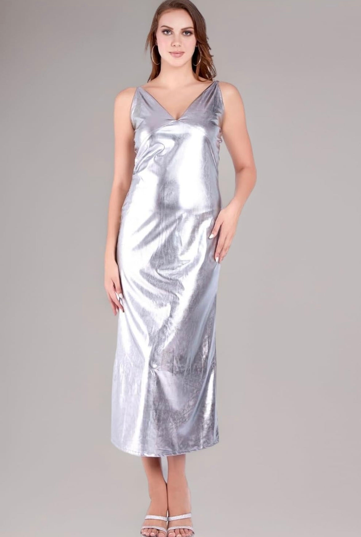 Silver Party Dress